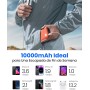 INIU Power Bank, Slimmest 10000mAh Bateria Externa Carga Rapida, 3A USB C Cargador Portatil 3 Puertos Powerbank para iPhone 14
