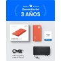 INIU Power Bank, Slimmest 10000mAh Bateria Externa Carga Rapida, 3A USB C Cargador Portatil 3 Puertos Powerbank para iPhone 14
