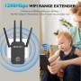 Repetidor Wifi COMFAST 1200-2100Mbps Repetidor 5G 802.11AC Pantalla OL