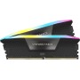 Corsair Vengeance RGB DDR5 32GB (2x16GB) 6000Mhz C36 Memoria per Desktop, Negro