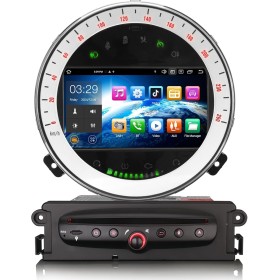 erisin Android 14 8 Core Estéreo de Automóvil Autoradio para BMW Mini Cooper R56 Countryman navegación GPS Carplay Android Auto