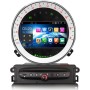 erisin Android 14 8 Core Estéreo de Automóvil Autoradio para BMW Mini Cooper R56 Countryman navegación GPS Carplay Android Auto