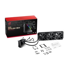 ASUS ROG RYUJIN 360 - Sistema de refrigeración líquida de CPU con Oled de color, AURA Sync RGB, tubo de goma reforzado de 38 cm,