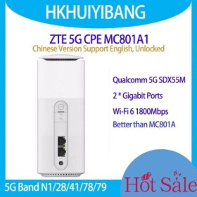 ZTE 5G desbloqueado hogar CPE MC801A1 SDX55 Chipset doble banda WiFi 6