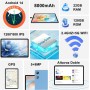 Tablet Android 14 - Octa-Core 2.0GHz｜22GB RAM + 128GB ROM（Expandible 1TB ）｜8000mAh｜5G WiFi /Bluetooth 5.0｜Cámara Dual｜GMS