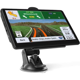 GPS coche de 7 pulgadas, GPS de peso pesado profesional, navegación automática con pantalla táctil HD, multi-lenguaje guía y