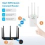 Extensores WiFi amplificador de señal 2,4 GHz repetidor de Internet in