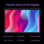 Dghrti Tablet Android de 10 Pulgadas, 4 GB RAM + 64 GB ROM, WiFi, Bluetooth 5.0, GPS, Doble cámara de 8MP + 5MP, Táctil HD, con