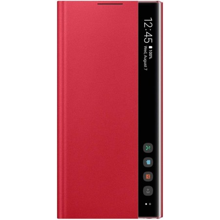 SAMSUNG Clear View Cover EF-ZN970CREGWW - Funda para Galaxy Note 10, Color Rojo
