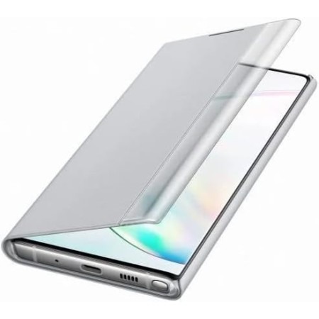 SAMSUNG Clear View Cover EF-ZN970CREGWW - Funda para Galaxy Note 10, Color Rojo