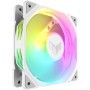 ASUS TUF Gaming TR120 ARGB Single Pack White Edition - Ventiladores de 120 mm (Marco de 28 mm, Alta presión estática de 3,3 mm