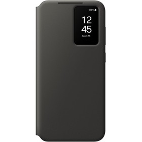 Samsung Smart View EF-ZS721 - Funda para Galaxy S24 FE, Funda para teléfono móvil, Tarjetero, Ventana, Color Negro