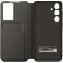 Samsung Smart View EF-ZS721 - Funda para Galaxy S24 FE, Funda para teléfono móvil, Tarjetero, Ventana, Color Negro