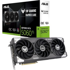 ASUS TUF Gaming GeForce RTX 5060 Ti 16GB GDDR7 OC Edition - Tarjeta gráfica Gaming (PCIe 5.0, HDMI/DP 2.1, diseño de 3,1