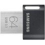 Samsung MUF-64AB/EU Memoria USB (64 GB, 3.1 (3.1 Gen 1), Conector USB Tipo A, Girar, 3,1 g), Negro, Acero Inoxidable