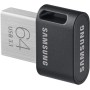 Samsung MUF-64AB/EU Memoria USB (64 GB, 3.1 (3.1 Gen 1), Conector USB Tipo A, Girar, 3,1 g), Negro, Acero Inoxidable