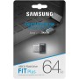 Samsung MUF-64AB/EU Memoria USB (64 GB, 3.1 (3.1 Gen 1), Conector USB Tipo A, Girar, 3,1 g), Negro, Acero Inoxidable
