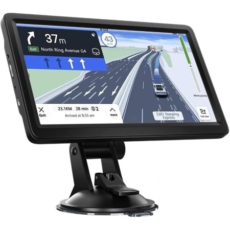 NEWFUN GPS Camiones Profesional,7 Pulgadas Navegador GPS Coche,2025 Actualizaciones de Mapas de Europa para Toda la Vida,para