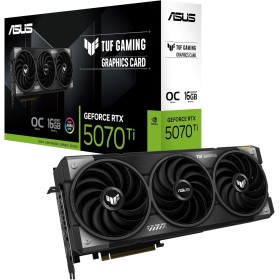 ASUS TUF Gaming GeForce RTX 5070 Ti 16GB GDDR7 OC Edition Tarjeta gráfica Gaming (PCIe 5.0, HDMI/DP 2.1, 3.125 Ranuras,