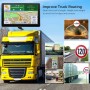 Navegador por satélite de 7 pulgadas, pantalla táctil HD, navegación GPS para coches, camiones con mapas del Reino Unido y