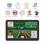 Navegador por satélite de 7 pulgadas, pantalla táctil HD, navegación GPS para coches, camiones con mapas del Reino Unido y