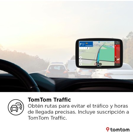TomTom GPS GO Navigator 6'' 2.ª generación (Tomtom Traffic, alertas de Zonas de Peligro (Prueba de 12 Meses), mapas de Europa,