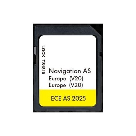 Tarjeta SD navegación GPS Europa v20 ECE 2025, compatible con Volkswagen VW Discovery Media 2 MIB2, navegación AS, 32GB