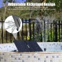 AISITIN Fuente Solar Jardin Exterior 20W de Bricolaje Última Actualización Bomba de Agua Solar Plegable Jardín Estanque, Fuente
