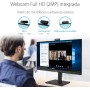ASUS BE249QFK - Monitor para videoconferencias de 24", Full HD, IPS, 100 Hz, sin Marco, cámara Full HD, ergonómico, HDMI, Eye