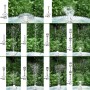 Boadw Fuente Solar LED con Panel Solar de 7W Incorporado 5000 Mah con 10 Estilos de Fuente para Jardines, Juegos acuáticos,