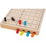 Engelhart - 340926 - Master Color Codebreaker Juego de lógica de Viaje de Madera Compacto para niños a Partir de 6 años