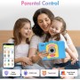 TABTIVI Tableta para niños de 7 Pulgadas, RAM 3+5 GB, ROM 64 GB (Tarjeta TF 128 GB), Android, Software para niños preinstalado,