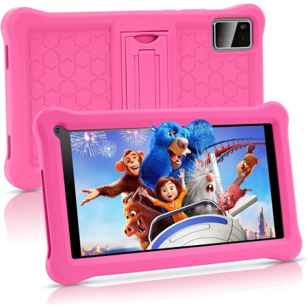 SANNUO Tablet para Niños 7 Pulgadas Android 13 con RAM 8GB ROM 64GB (TF 128GB), GMS Certified, Control Parental, Pantalla IPS
