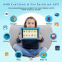 SANNUO Tablet para Niños 7 Pulgadas Android 13 con RAM 8GB ROM 64GB (TF 128GB), GMS Certified, Control Parental, Pantalla IPS