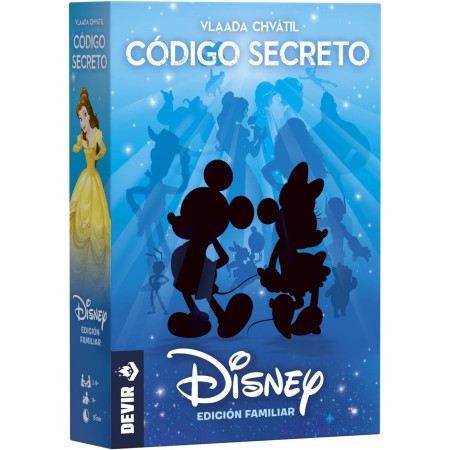 Devir - Código Secreto Disney, Juego de Mesa en Família, a Partir de 8 años (BGCOSEDISP)