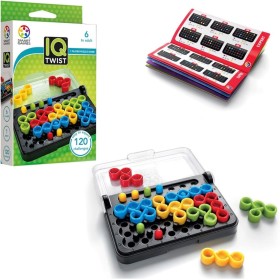 Smart Games - IQ Twist | Juego De Mesa Con 12 Desafíos | Juegos Educativos 6 Años | Juegos De Mesa Niños 6 Años O Más |