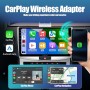 ZUOQIANG Adaptador Inalámbrico Carplay 2 en 1,para Carplay/Android Auto,Adaptador Carplay Inalambrico, para Android 11 y