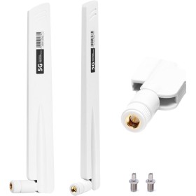 Antena 5G LTE 18DBI RP-SMA/TS9 Macho Omni-Directional Mimo Antenna WiFi Alta Ganancia