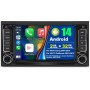 NVGOTEV Radio para VW Touareg 2003-2010, para T5 California & T5 Multivan 2003-2012, Radio Android 14.0 de 7 Pulgadas con