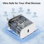 Cargador Carga Rapida iPhone 16 15 Apple Original,20W USB C Enchufe con 2M+2M Cable Cabezal Adaptador Pared Charger Corrient