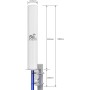 Kaser Antena 4G 5G LTE Exterior Mimo Omnidireccional 698-2700 | 3300-3800 MHz Ganancia hasta 12 dBi Compatible con Router 4g 5g