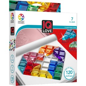 Smart Games - IQ Love | Regalos Para San Valentin | Rompecabezas Adultos Y Rompecabezas Niños Con 120 Desafíos | Juegos