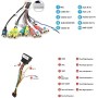 Android Radio de Coche Navi GPS 2 DIN Bluetooth, Reproductor de Coche con Pantalla Táctil HD de 7 Pulgada Estéreo de Coche con
