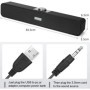 Altavoces USB para pc Barra Sonido para Ordenador Portátil Altavoces U