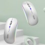 Uiosmuph G12 Ratón Inalámbrico, 2.4G Raton ​Inalambrico Recargable con Mini Receptor USB, Mouse Wireless 1600 dpi Ajustables