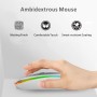 Uiosmuph G12 Ratón Inalámbrico, 2.4G Raton ​Inalambrico Recargable con Mini Receptor USB, Mouse Wireless 1600 dpi Ajustables