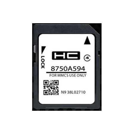 Tarjeta SD navegación GPS Europa - 2024.A compatible con Mitsubishi - MMCS W15 W17 (A594)