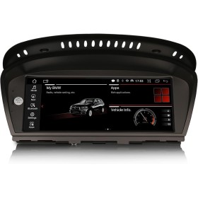 Erisin 8.8" 8-núcleo 4GB+64GB Android 13 Radio Coche Bluetooth GPS Navegación para BMW Serie 3 E90 E91 E92 E93 Serie 5 E60 E61