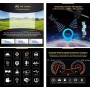 Erisin 8.8" 8-núcleo 4GB+64GB Android 13 Radio Coche Bluetooth GPS Navegación para BMW Serie 3 E90 E91 E92 E93 Serie 5 E60 E61
