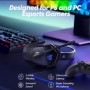 NUBWO G06 Cascos Gaming Inalámbricos con Drivers de 50 mm para PC/Ps5/Ps4/NS/Mobile, Auriculares Gaming Inalámbricos con 2.4